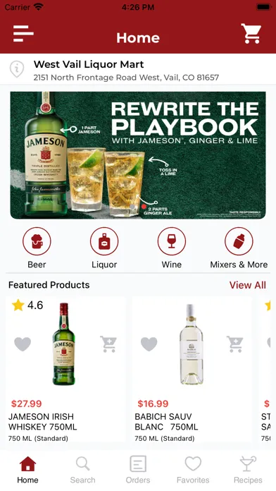 ภาพหน้าจอของ West Vail Liquor