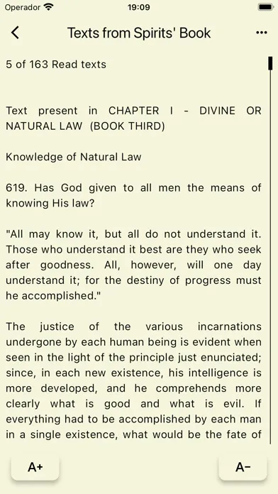 Capturas de tela do The Spirits' Book - Texts