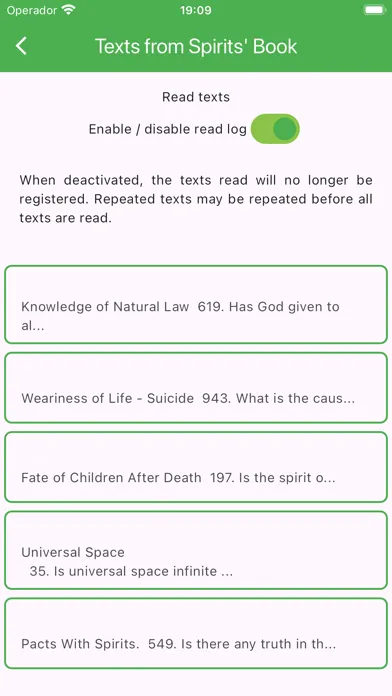 Capturas de tela do The Spirits' Book - Texts
