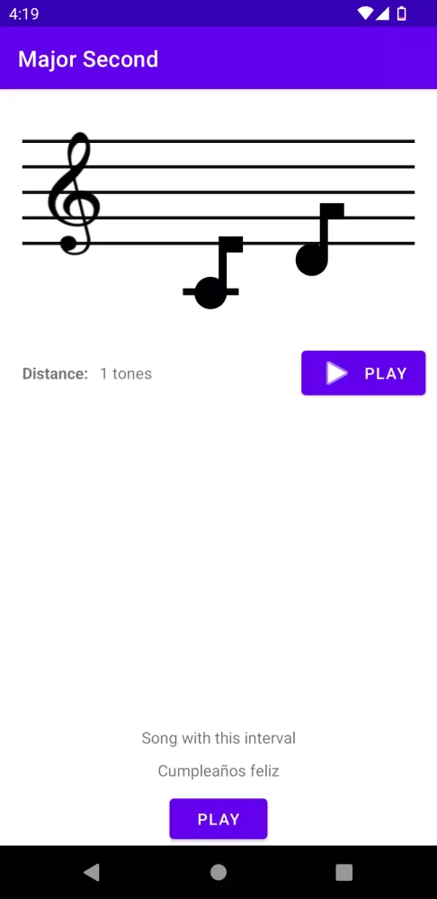 Music Intervals Screenshots