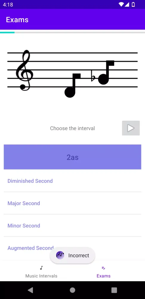 Music Intervals Screenshots