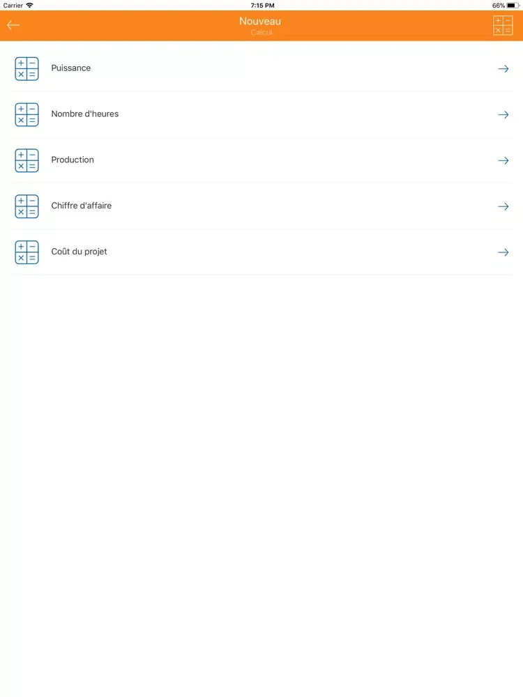 Capturas de tela do HYDROPOWER Toolbox iPad 