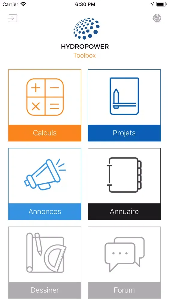 Capturas de tela do HYDROPOWER Toolbox