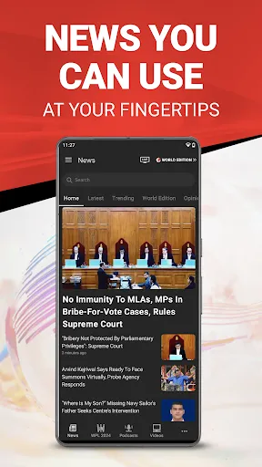 Ảnh chụp màn hình của NDTV News - India