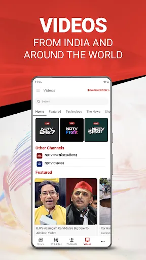 Ảnh chụp màn hình của NDTV News - India