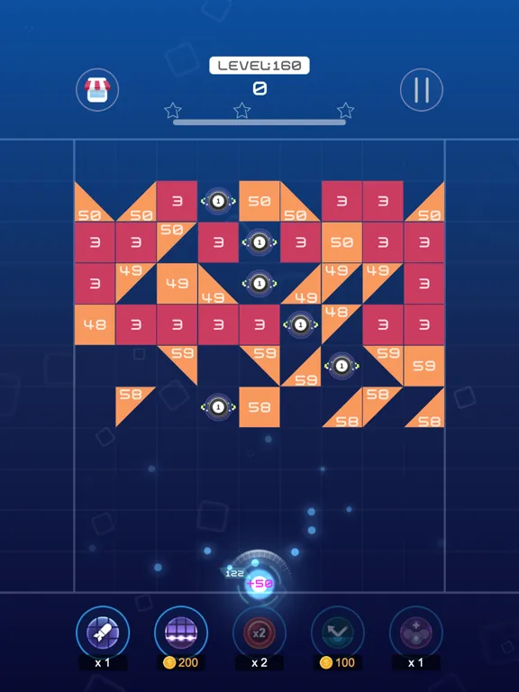 Capturas de tela do Bricks Breaker Origin iPad 