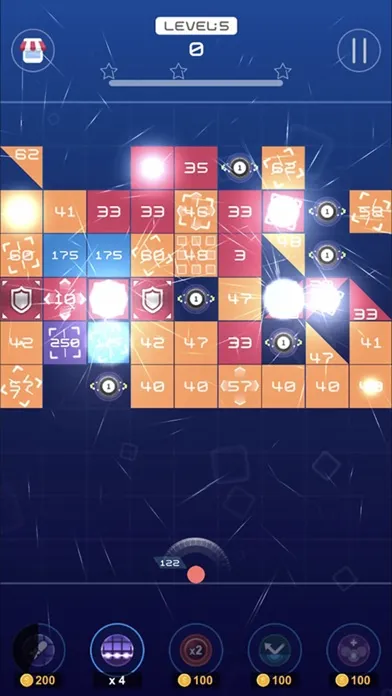Capturas de tela do Bricks Breaker Origin