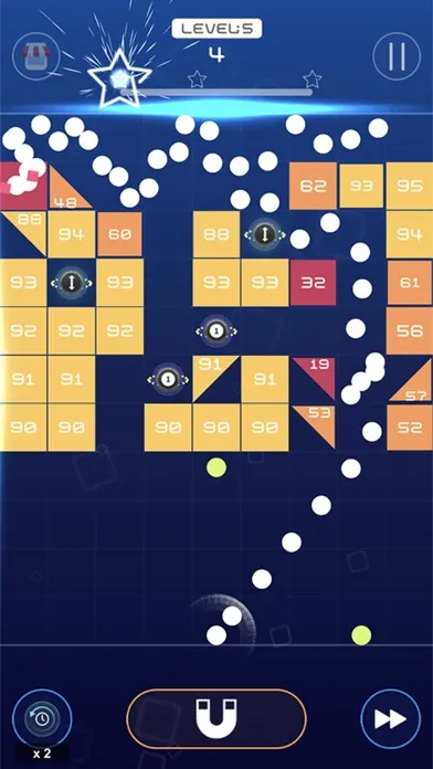 Capturas de tela do Bricks Breaker Origin