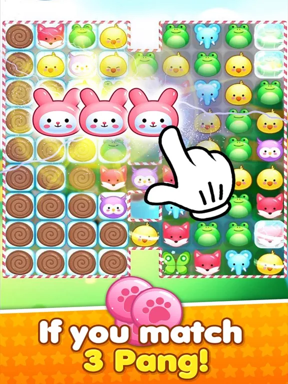 Capturas de tela do Ani Match Puzzle iPad 