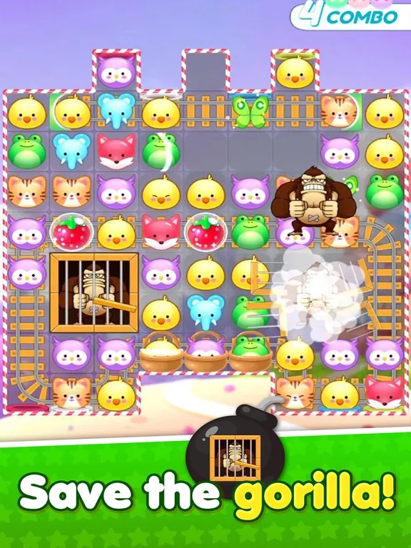 Capturas de tela do Ani Match Puzzle iPad 