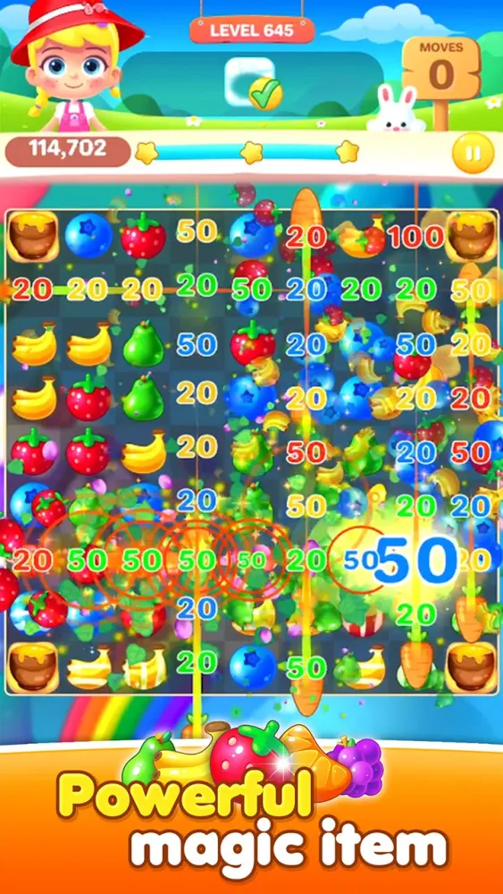ภาพหน้าจอของ Fruit Candy Puzzle