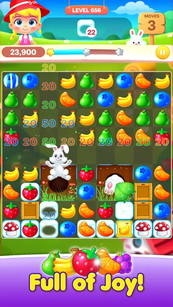 ภาพหน้าจอของ Fruit Candy Puzzle