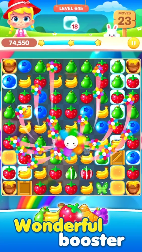 ภาพหน้าจอของ Fruit Candy Puzzle