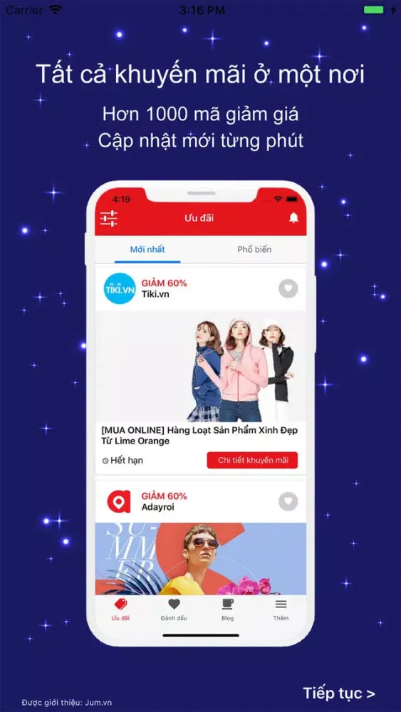 Capturas de tela do Jum - Khuyến mãi Giảm giá Deal