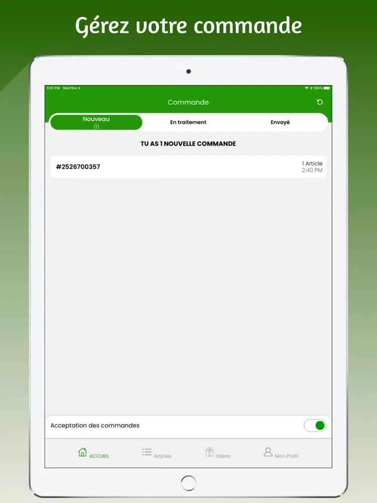 Ảnh chụp màn hình của JUMA STORE iPad 