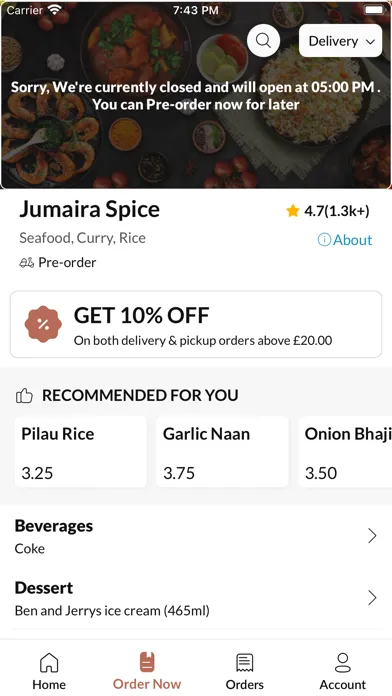 Tangkapan skrin Jumaira Spice