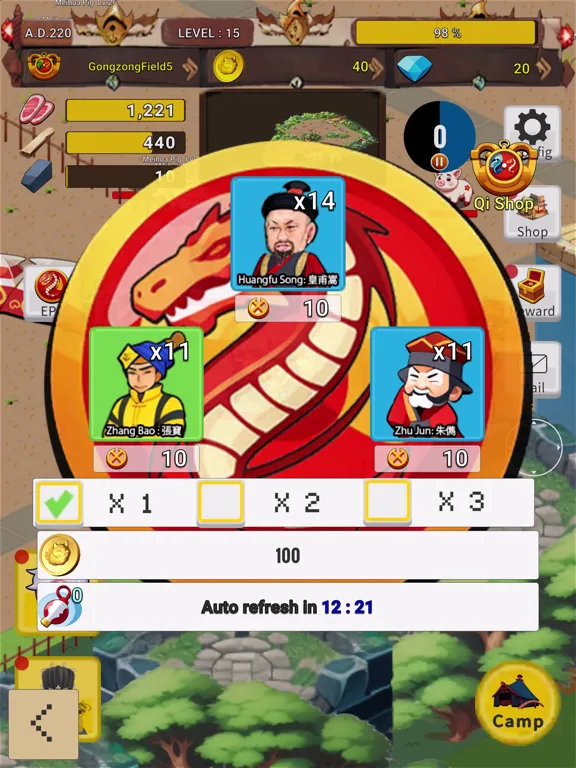 Capturas de tela do TK Adventure RPG iPad 