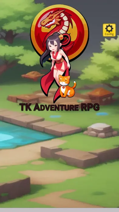 Capturas de tela do TK Adventure RPG