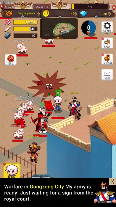 Capturas de tela do TK Adventure RPG