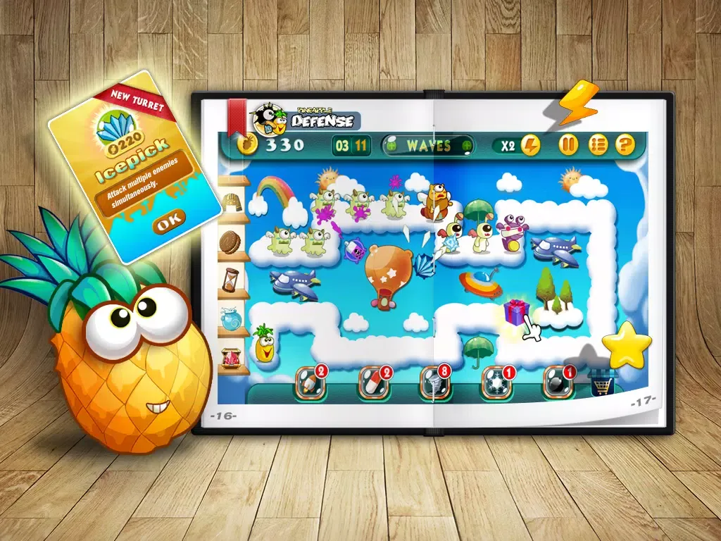 Defend Fruit TD iPad  Screenshots