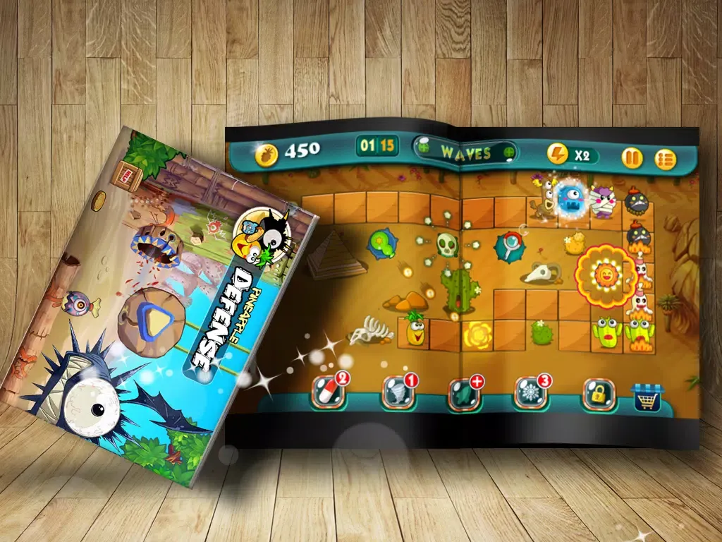 Defend Fruit TD iPad  Screenshots