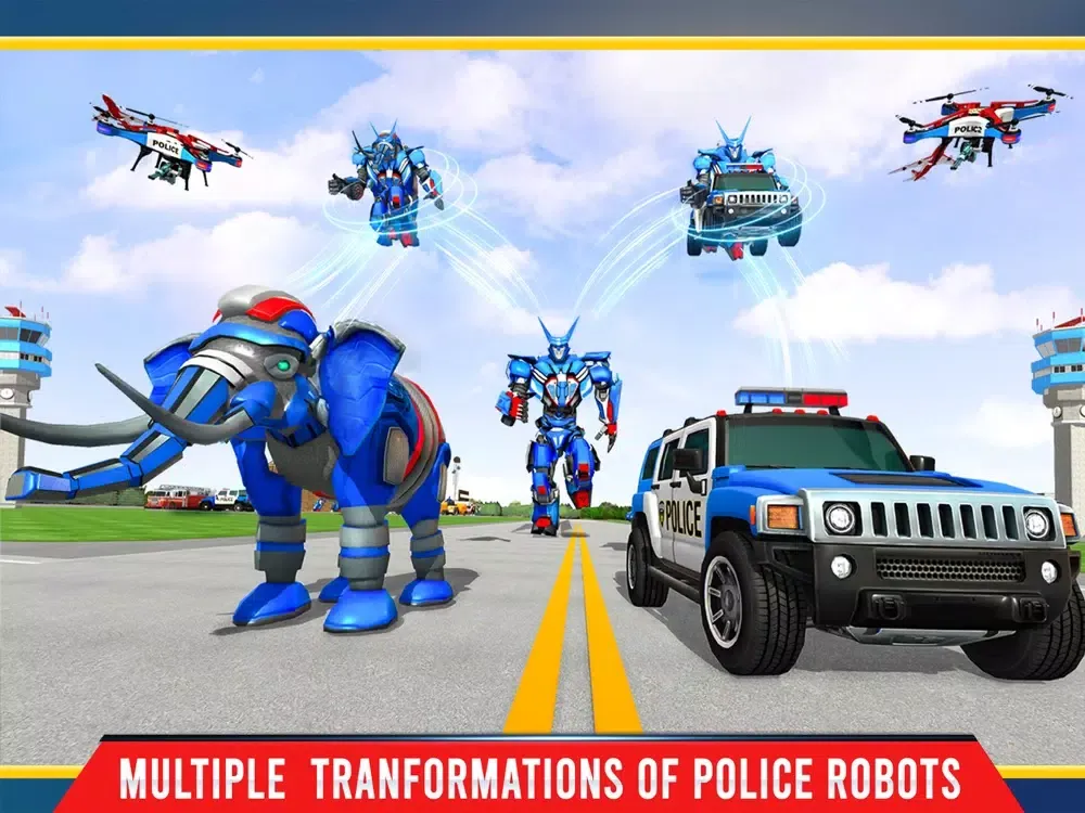 Elephant Robot Transport Game iPad  স্ক্রিনশট