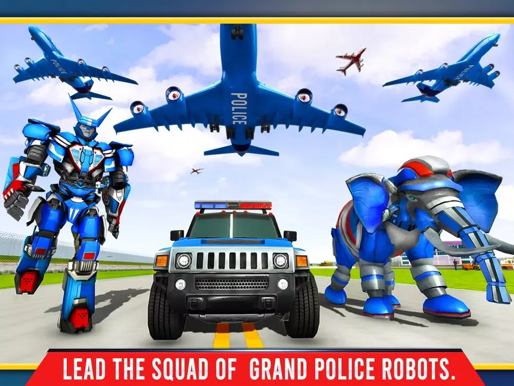 Elephant Robot Transport Game iPad  স্ক্রিনশট