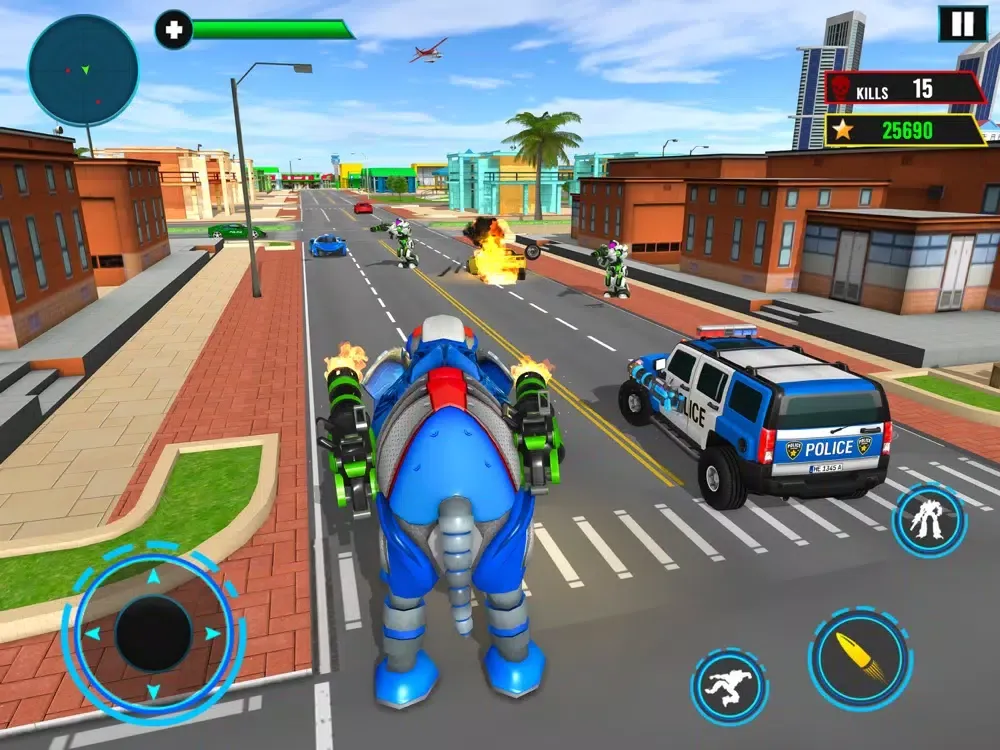 Elephant Robot Transport Game iPad  স্ক্রিনশট