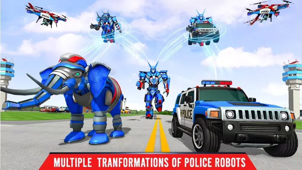 Elephant Robot Transport Game স্ক্রিনশট