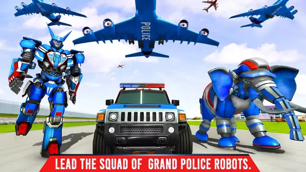 Elephant Robot Transport Game স্ক্রিনশট