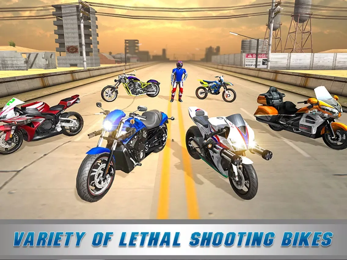 Capturas de pantalla de Shooting Bike Racing Simulator iPad 