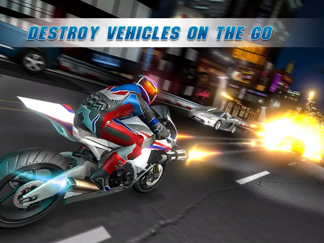 Capturas de pantalla de Shooting Bike Racing Simulator iPad 