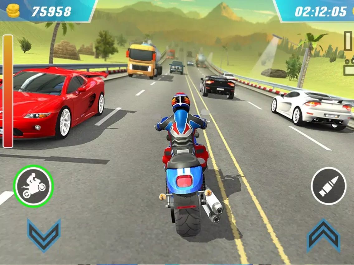 Capturas de pantalla de Shooting Bike Racing Simulator iPad 