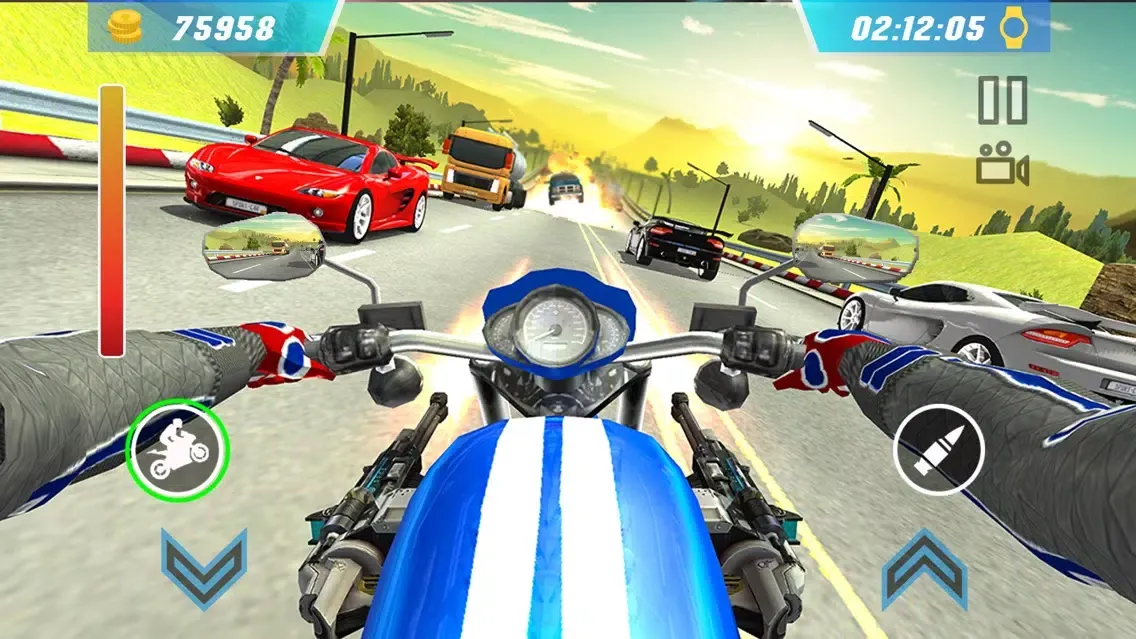 Capturas de pantalla de Shooting Bike Racing Simulator