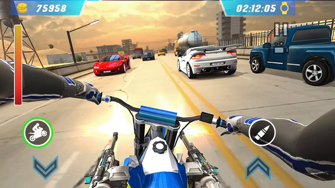 Capturas de pantalla de Shooting Bike Racing Simulator