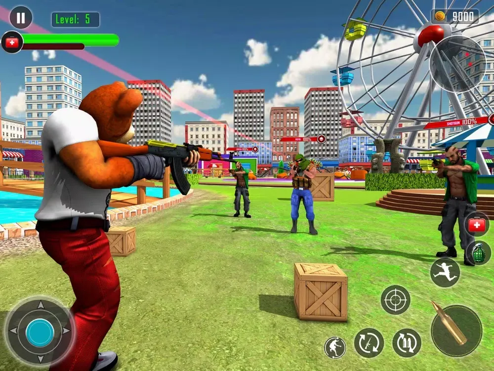تصاویر Teddy Bear Gun Shooting Game iPad 