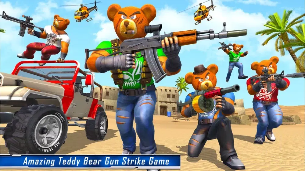 تصاویر Teddy Bear Gun Shooting Game