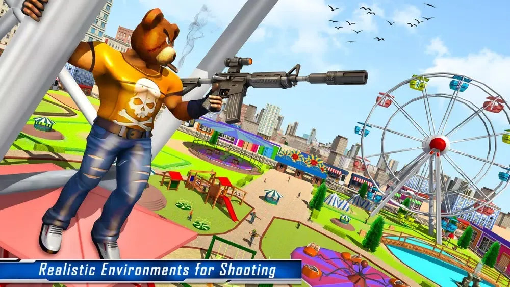 تصاویر Teddy Bear Gun Shooting Game