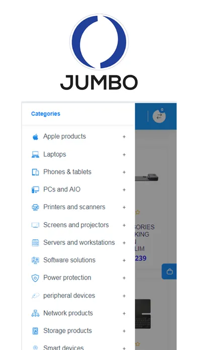 Zrzuty ekranu Jumbo International