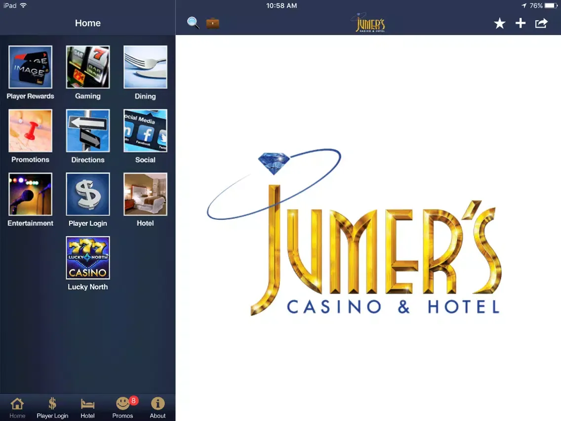 Capturas de tela do Jumer’s Casino & Hotel iPad 