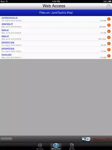 Wireless-Disk FREE iPad  স্ক্রিনশট
