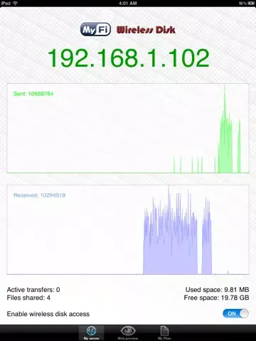 Wireless-Disk FREE iPad  স্ক্রিনশট