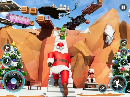 Capturas de pantalla de Going Santa: Jump Up Parkour iPad 