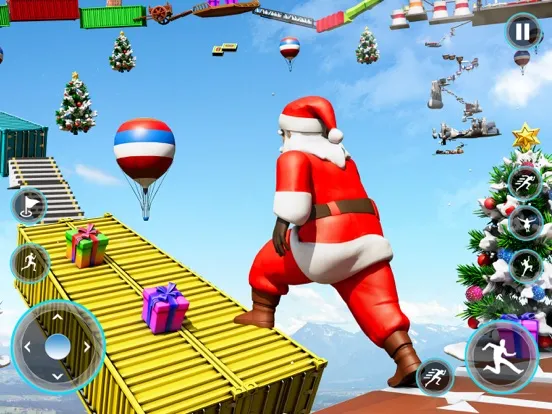Capturas de pantalla de Going Santa: Jump Up Parkour iPad 