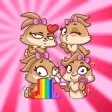 Sweet Kitty Chat Stickers