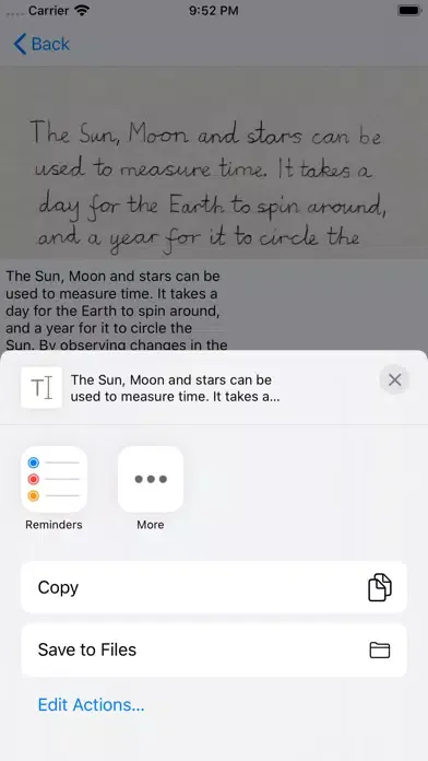 Handwriting OCR Screenshots