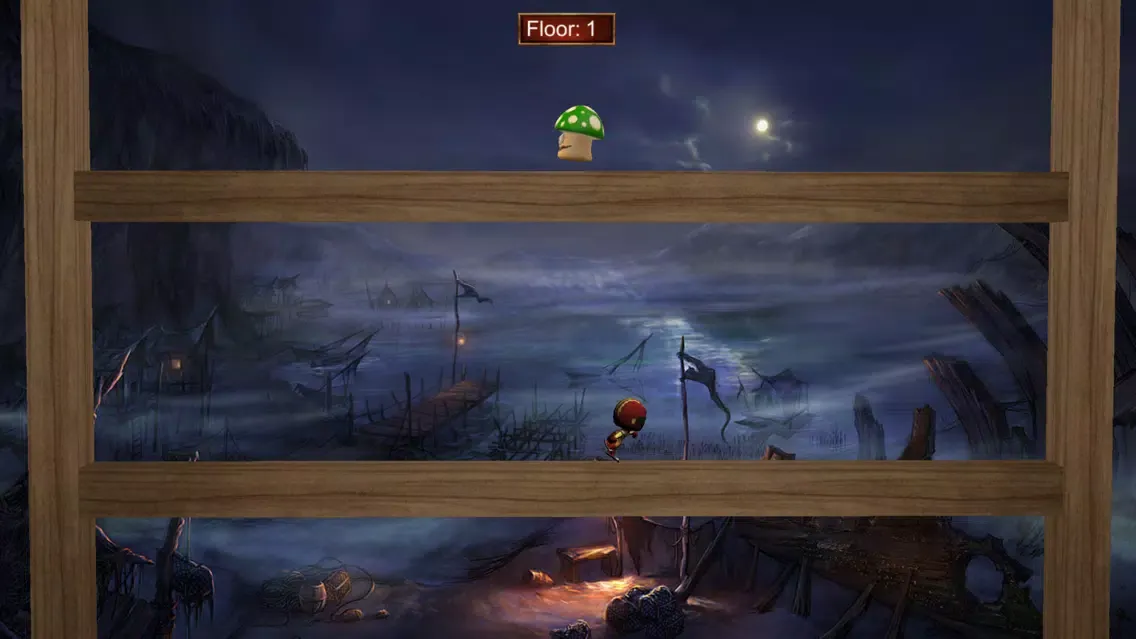 Zrzuty ekranu Brave man jumped to floor 176