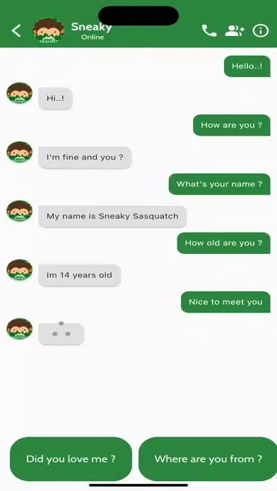 Screenshot di Sneaky Sasquatch Prank Call