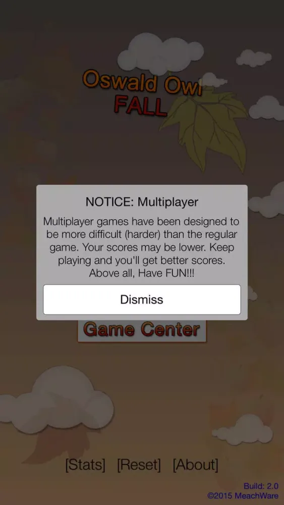 Capturas de tela do Oswald Owl FALL Multiplayer