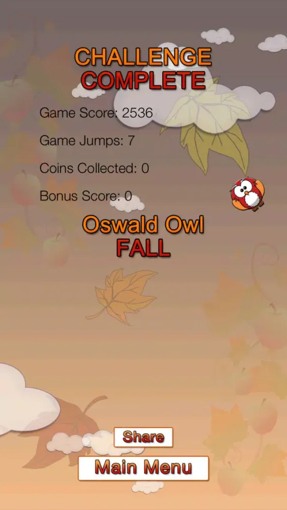 Capturas de tela do Oswald Owl FALL Multiplayer